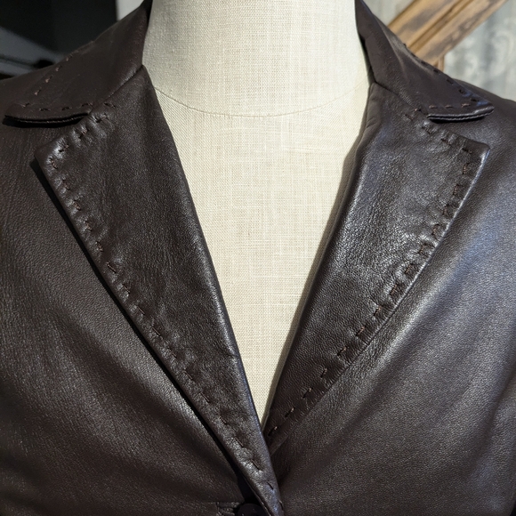Leather coat - Picture 4 of 8